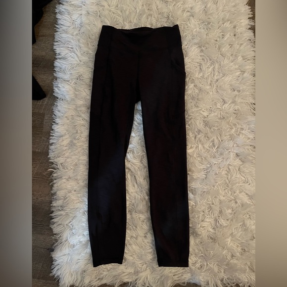 Lululemon Fast & Free black/grey leggings - Picture 3 of 4